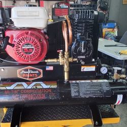 Honda Powered MI-T-M WHEELBARROW Air Compressor 