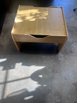 KidsKraft kids play table with Lego base