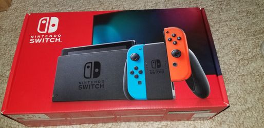 Brand new Nintendo Switch. Neon or Gray. Warranty