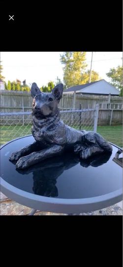 German Shepherd Dog Statue Figurine