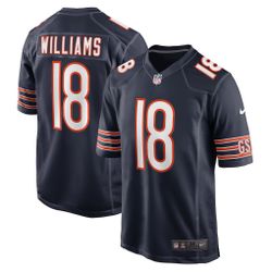 Men's Chicago Bears Caleb Williams Nike Navy Player Game Jersey