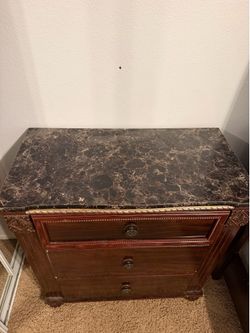 Nightstand/twin mattress