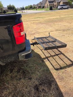 Inch Hitch Cargo Carrier W/Ramp Foldable