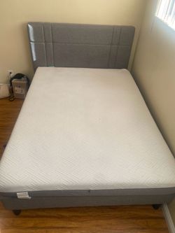 Full size bed with mattress / headboard and frame