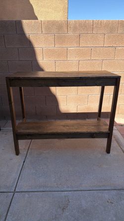 Wood High Top Table