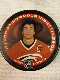 ROD BRIND ' AMOUR NIGHT 1000 TH NHL POINT SCORED 12 23 06