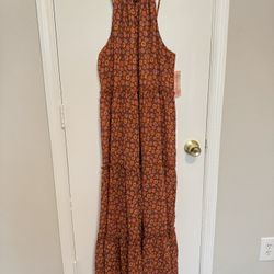 Floral Maxi Dress Size Large