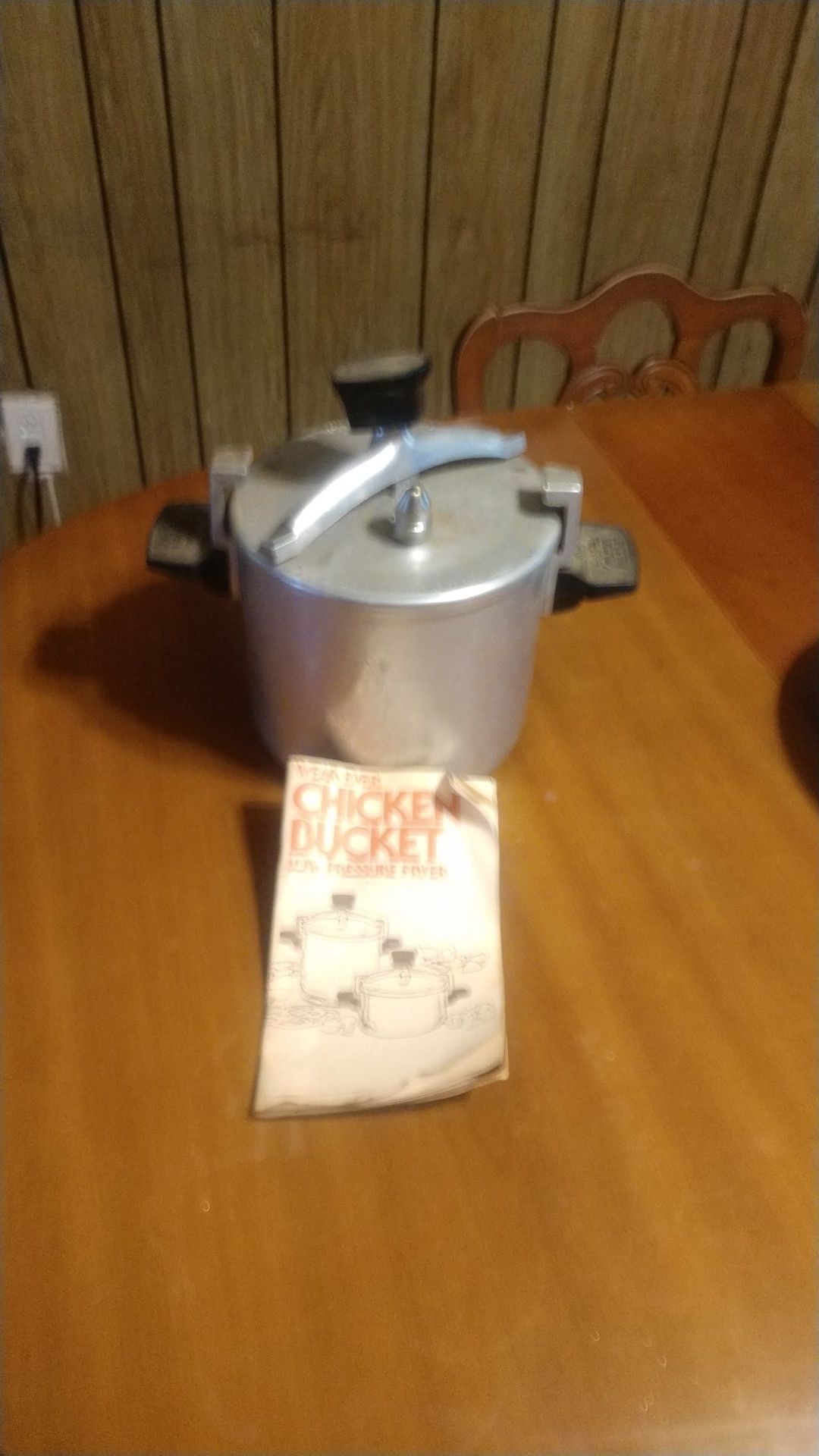 Vintage Wear-Ever chicken bucket low pressure fryer