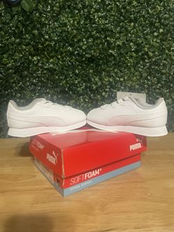 Puma Turin II AC Inf Baby Shoes White Size 6C - New With Box