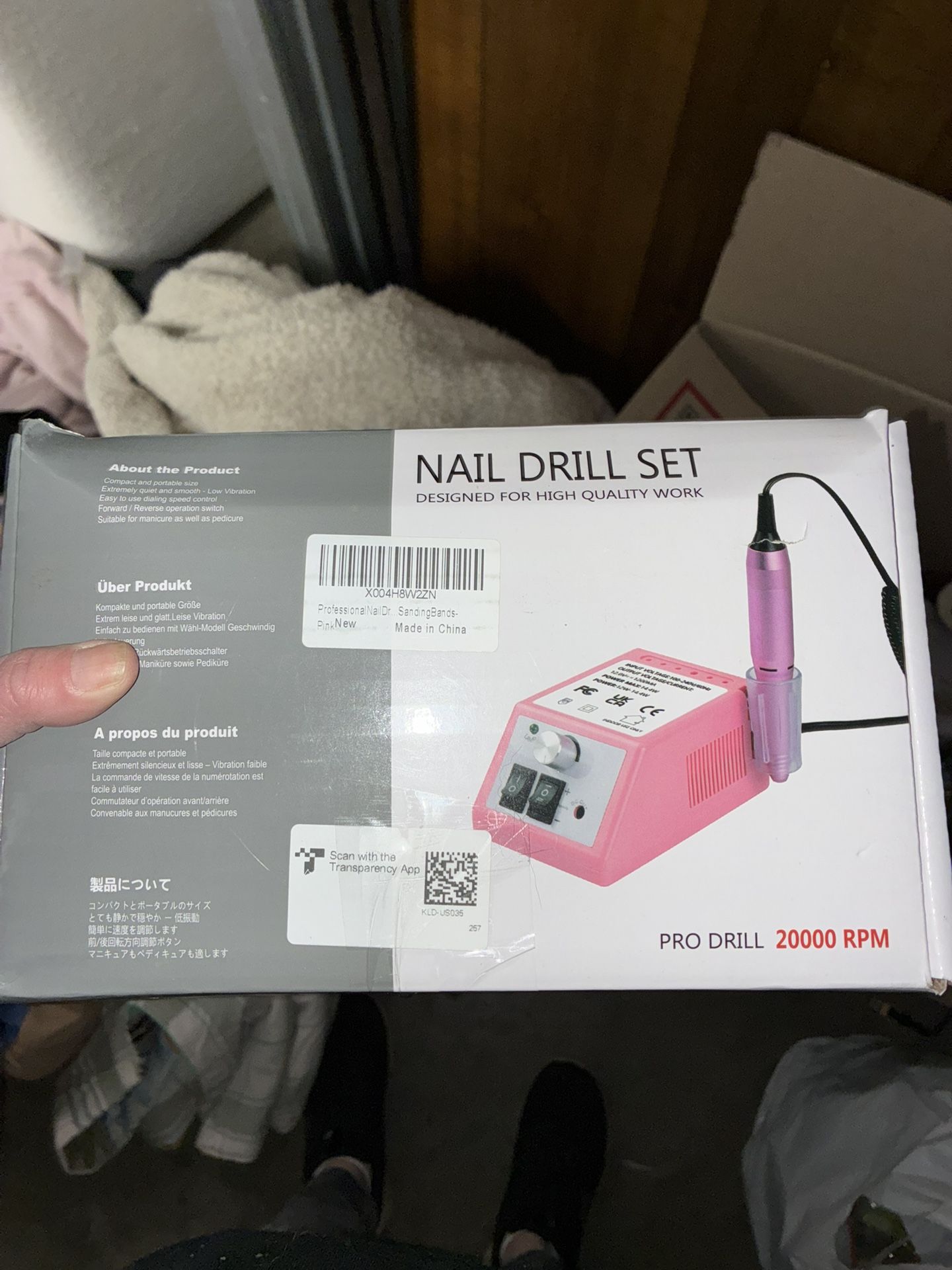 Nail Drill Set Everything In Perfect Condition
