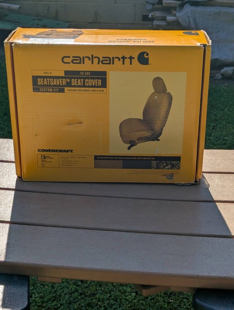 Covercraft Carhartt SeatSaver Custom Seat Covers | Fits 2014-2016 Chevrolet Silverado/GMC Sierra 1500, 2015-2016 Silverado/Sierra 2500/3500 | 1st Row