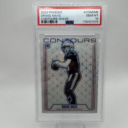 2024 PANINI PHOENIX CONTOURS #CONDME DRAKE MAYE CONTOURS-WAVE PSA 10