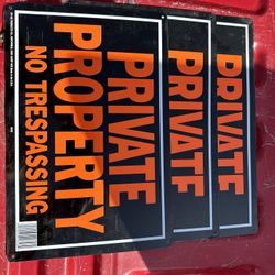 Private Property Signs