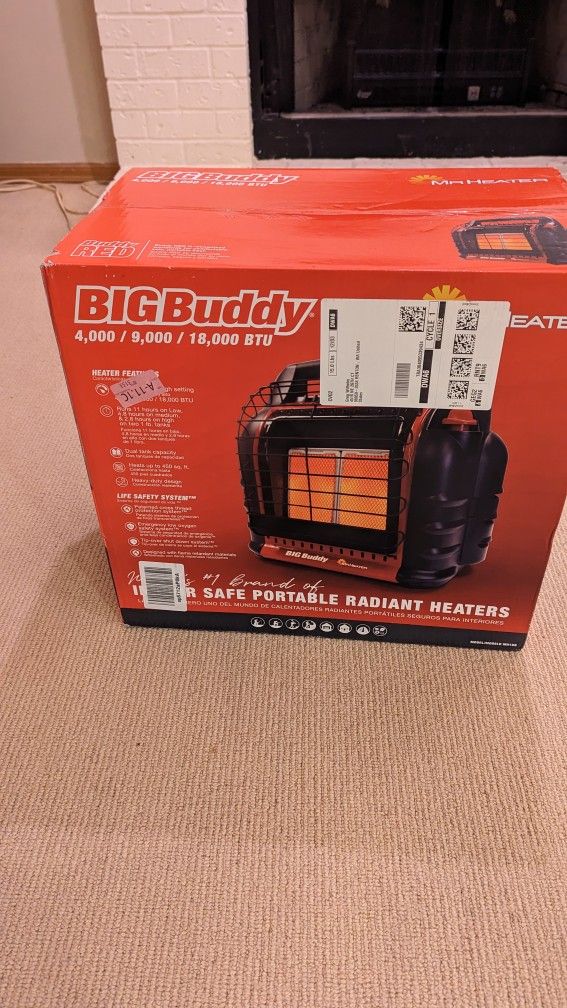Mr Heater Big Buddy Portable Propane Heater 18,000 BTU for Sale in Renton,  WA - OfferUp