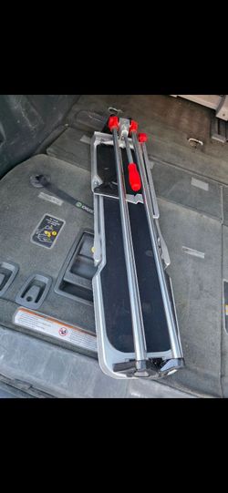 Manual Tile Cutter with Red Handle