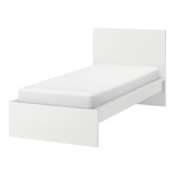IKEA malm bed twin size white