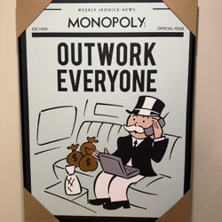 ikonick monopoly wall art