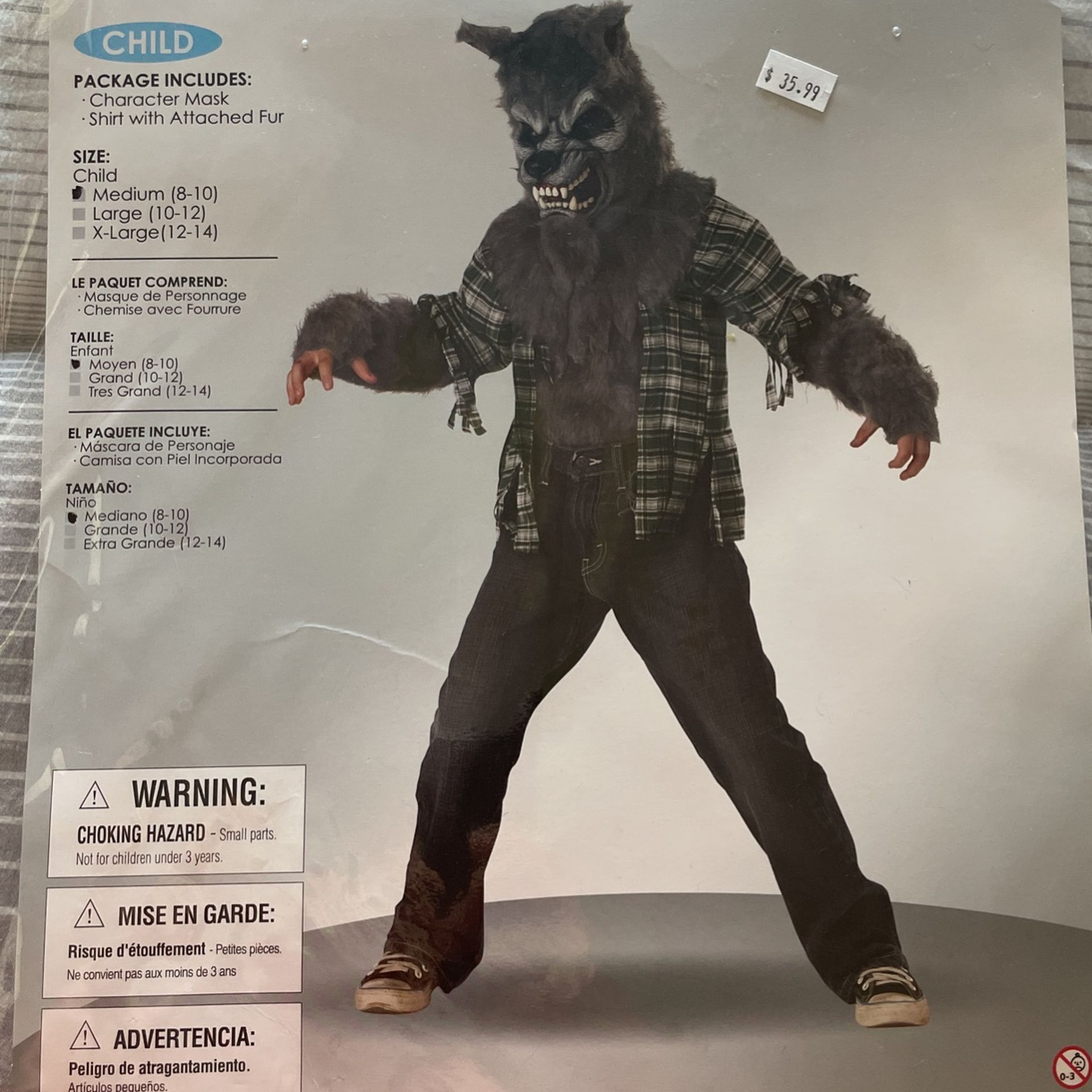 Wolf Child Costume 