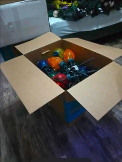 35 large Christmas light bulbs