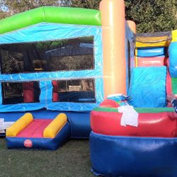 Bounce House And Slide. Wet Or Dry 