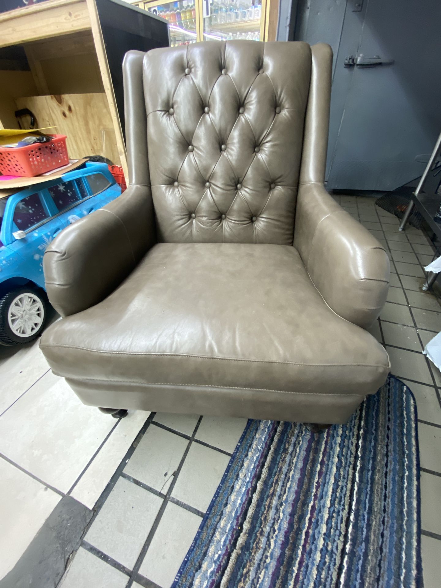 Genuine Italian Leather Office Chair