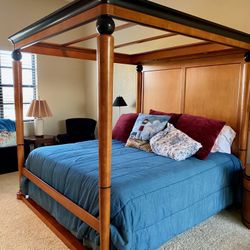 King Bed W/ Dresser &end Tables 