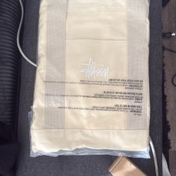 Stussy XL Canvas Tote Bag