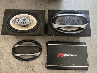 Pioneer 300w 4-Way 6”X 9” 1100w Amplifier