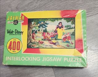 1950s Walt Disney Snow White and the Seven Dwarfs jigsaw puzzle