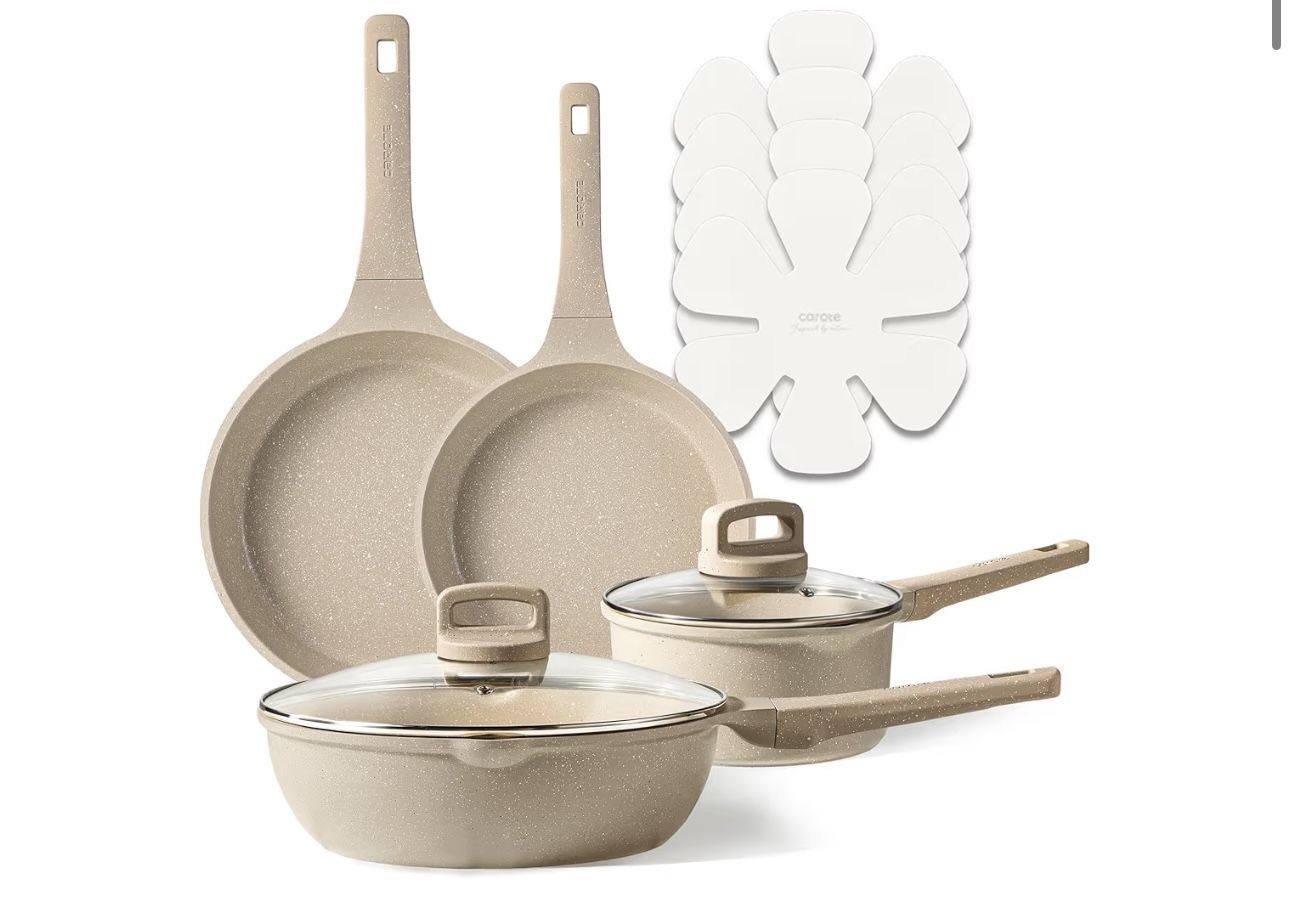 Carote Nonstick Cookware Set PFOA Free