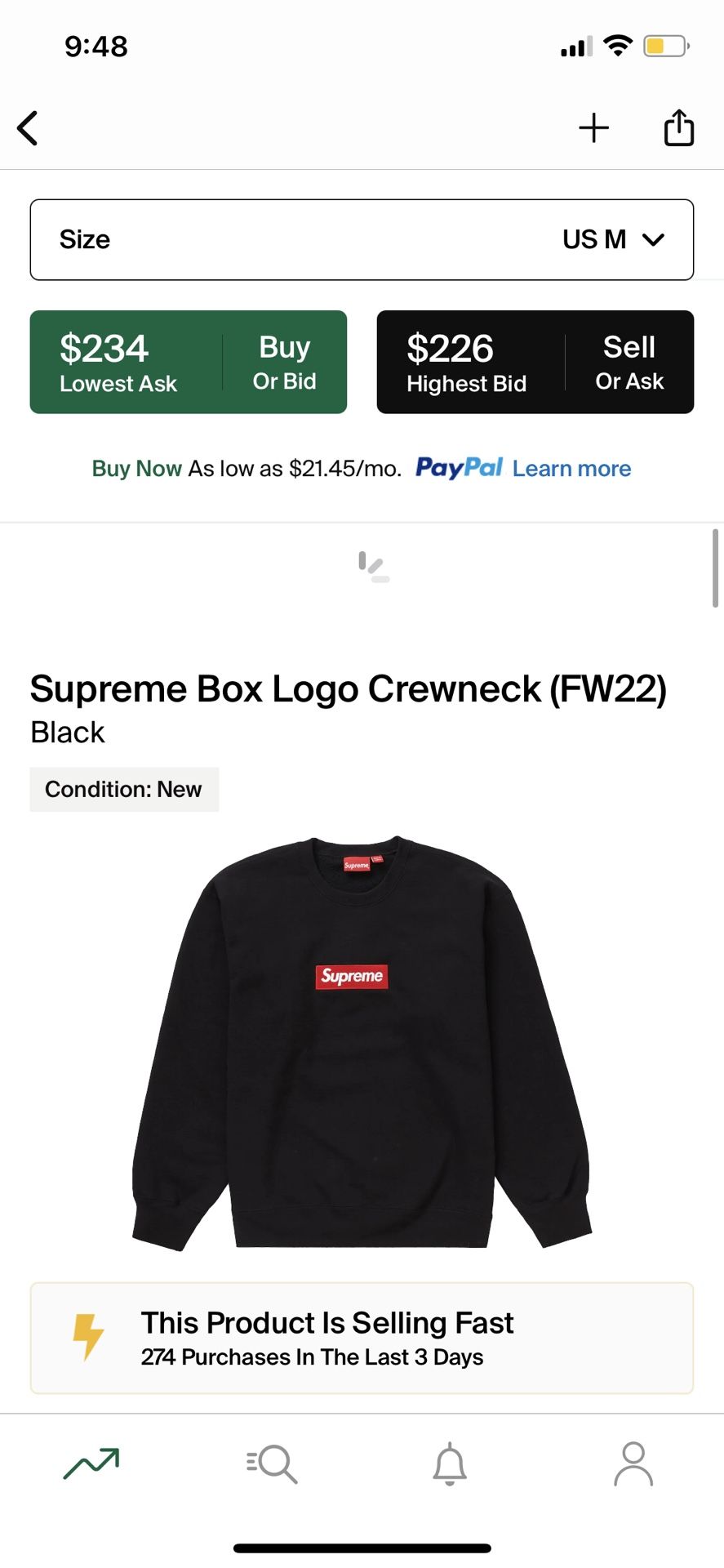 Supreme Box Logo Crew Neck 