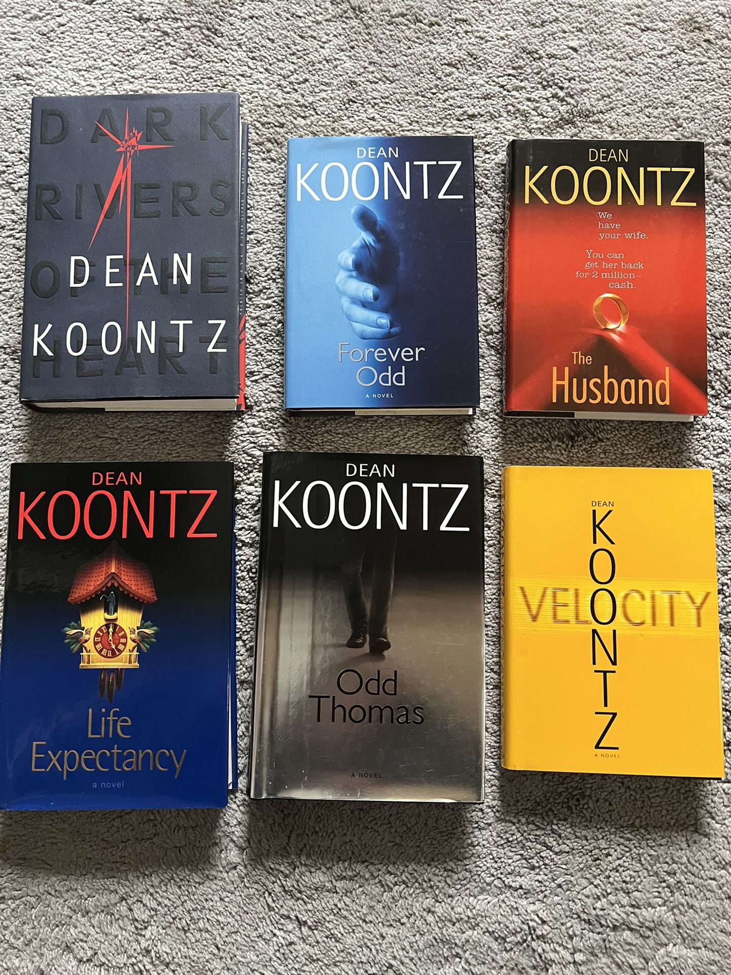 Dean Koontz Hardback Books-Bundle (6)