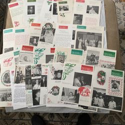 Vintage Corporate Holiday Newsletters 
