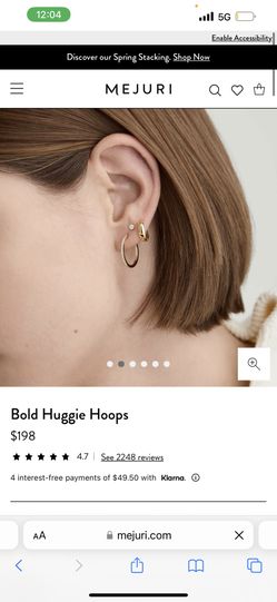 Gold Hoop Earrings