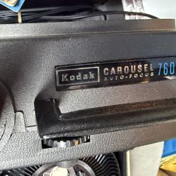 Slide Projector Carousel With Extra Tray No Remote