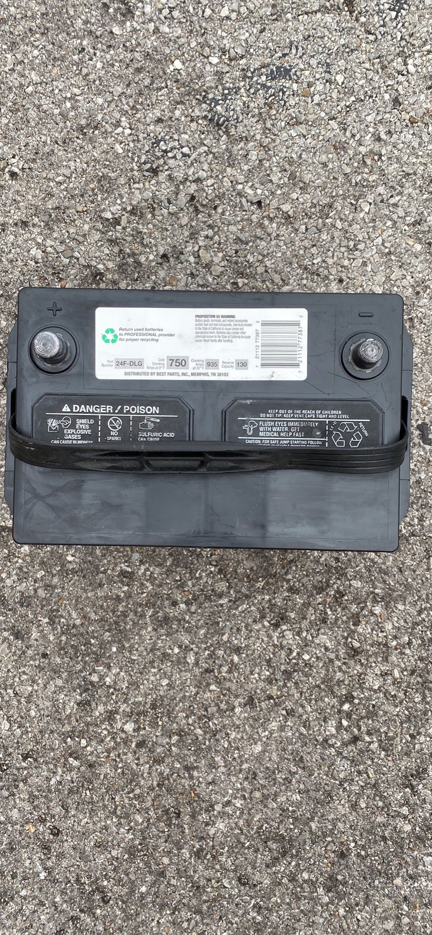 Duralast 12 Volt Car Battery  (Like New)