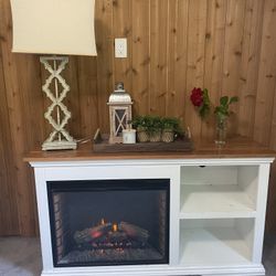 Tv stand /Media Center With Fireplace Heater $150.00
