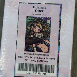 Diamond Art Club DAC Oliana’s Otter By Hannah Lynn Diamond Painting NEW RETIRED