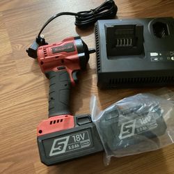 Snap On Gun With2 Batteries And Charger 