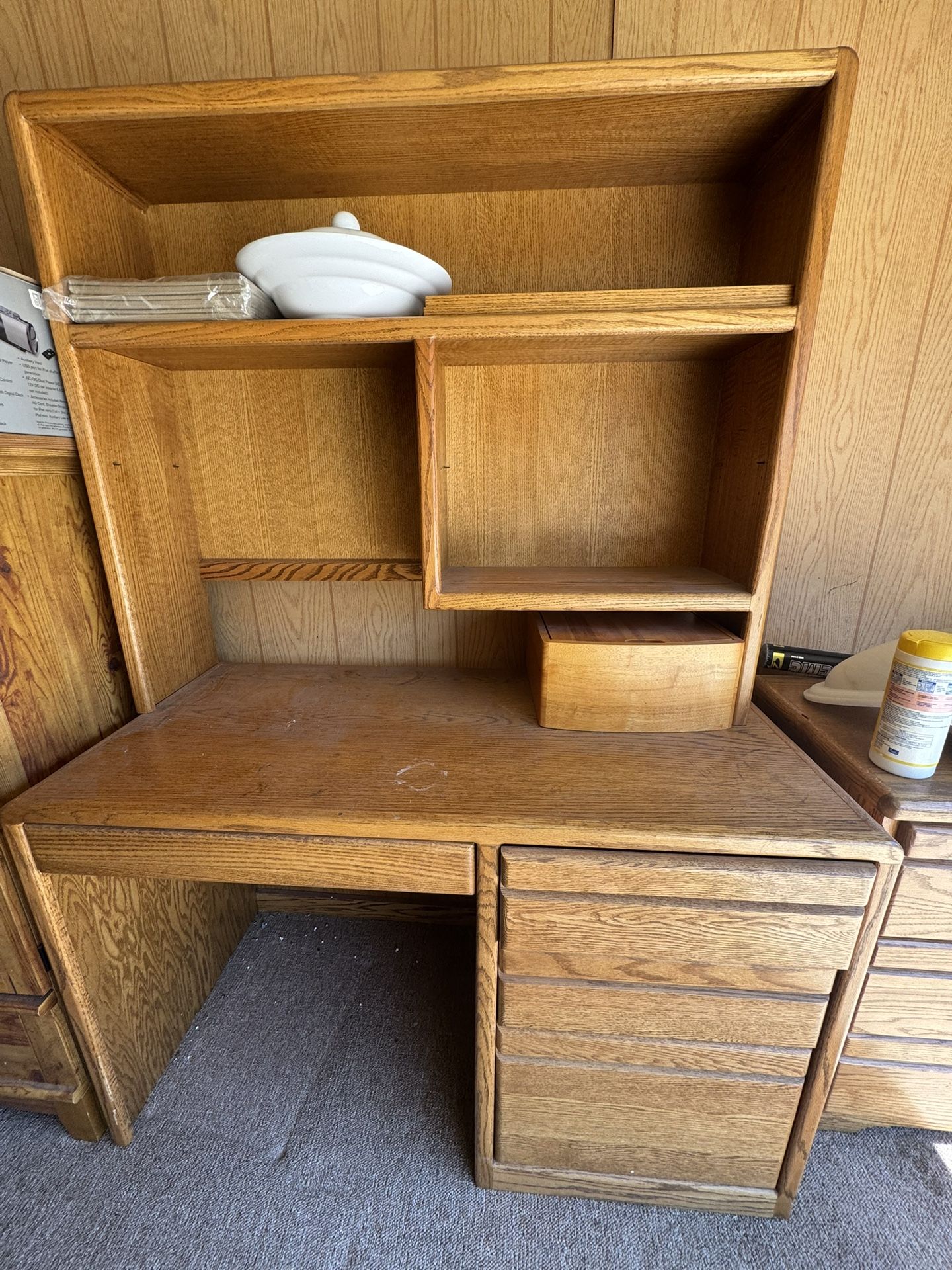 2 Night stands, Desk, Armoire