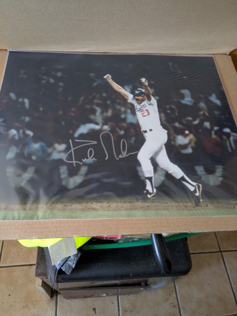 Kirk Gibson signed home Run Poste