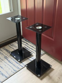 Pair of 12” speaker stands