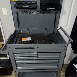 Us General Tool Box With Tools