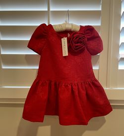 Girls Red Dress 2T