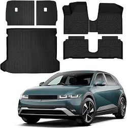 Floor Mats for 2022-2024 2025 Hyundai Ioniq 5 Accessories 6PCS #1630S BY