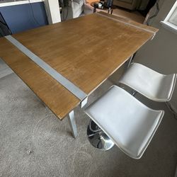 Standing Desk.  Rustic Counter Height Dining Table