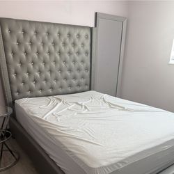 Queen bedframe- no mattress