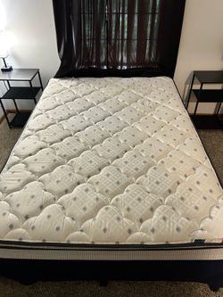 Full Size Mattress + Bed Frame