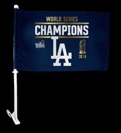 World Series Champs Dodgers Car Flag
