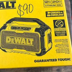 Dewalt Jobsite Bluetooth Speaker